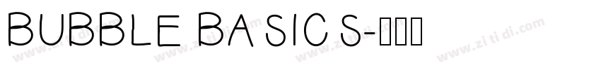 BUBBLE BASICS字体转换